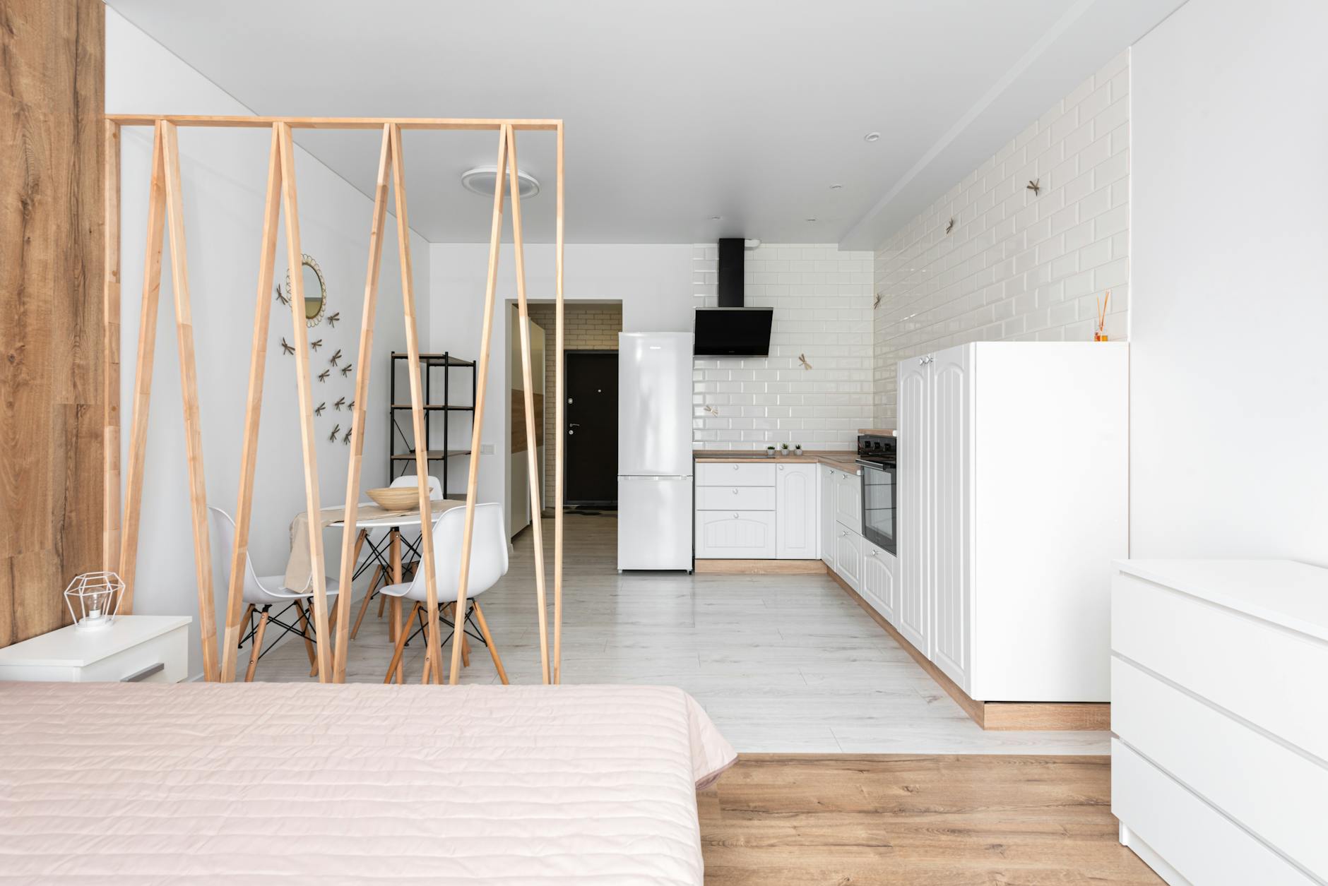Apartment — modernes Apartment mit offener Küche